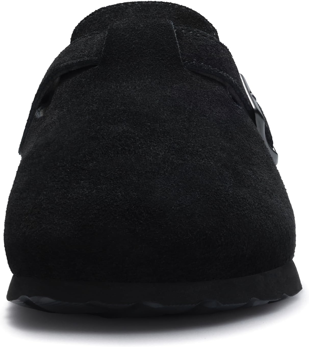 Thumbnail 4 de KIDMI Genuine Suede Clogs for Women with Cork Footbed, Arch Support & Adjustable Metal Buckle Straps