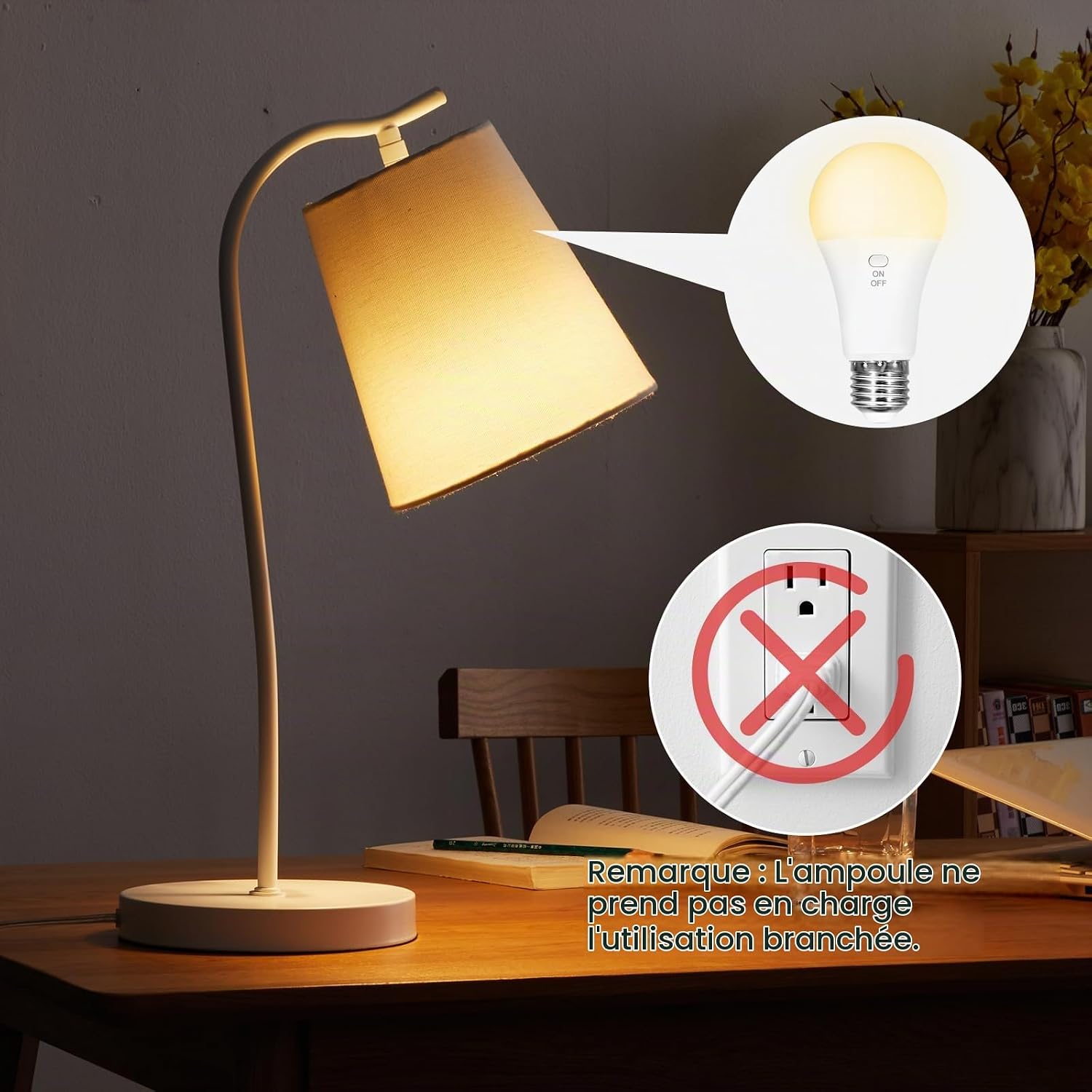 Detalle de Kambo D0742 oplaadbare E27-ledlampen, dimbaar met afstandsbediening en timer