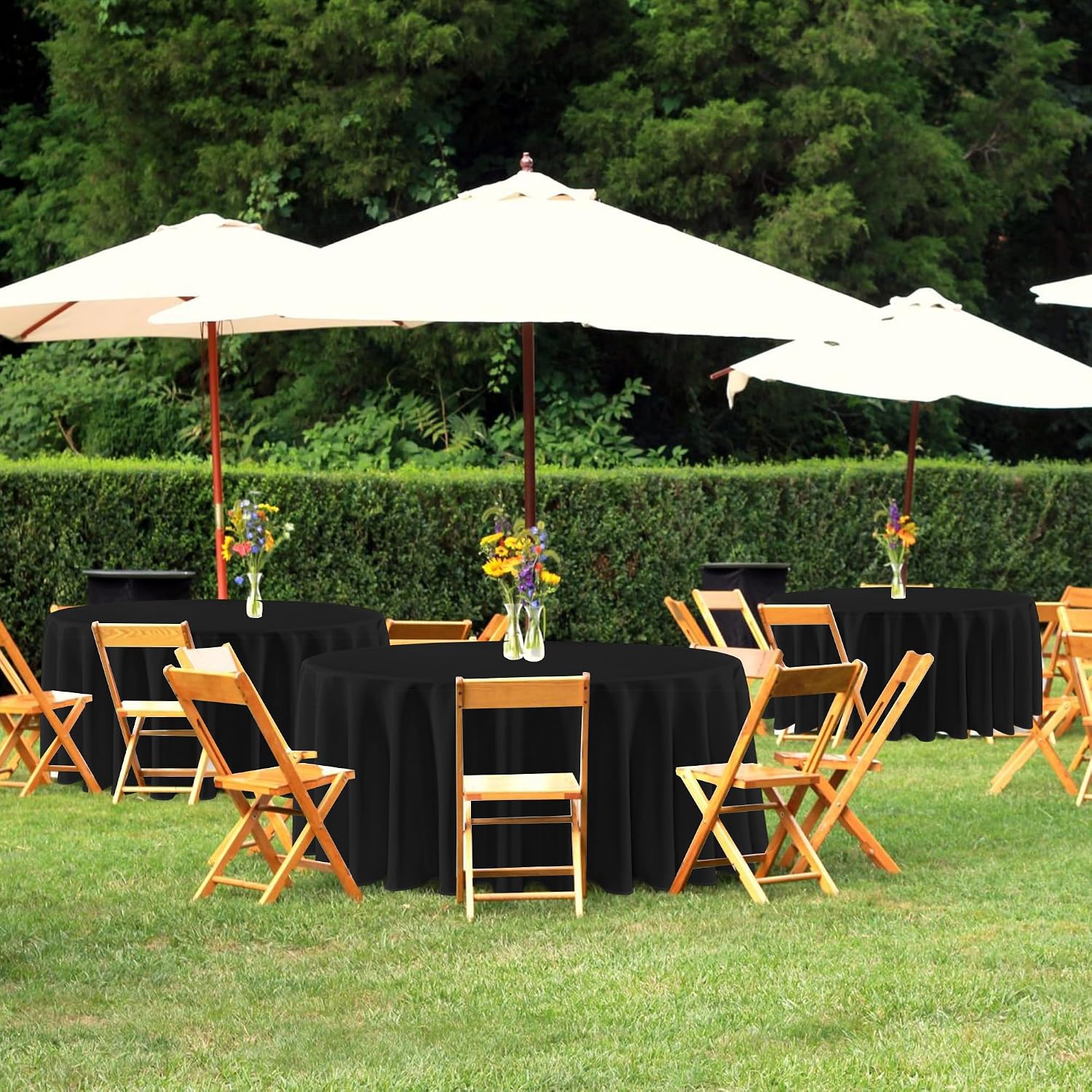 Detalle de sancua 90 Inch Round Tablecloth 8-Pack