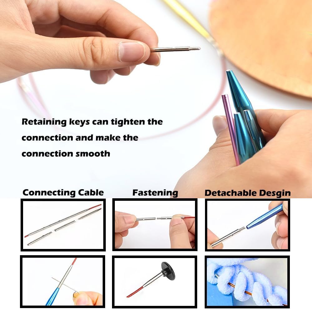 Thumbnail 5 de Knitiss 13 Pairs Circular Needles 3.0–10.0mm