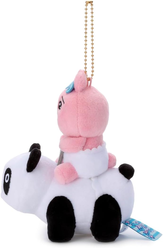 Detalle de タカラトミーアーツ 可哀想に!メルヘンランド ぬいぐるみマスコット パンダカーとおぱんちゅ・高さ約15cm
