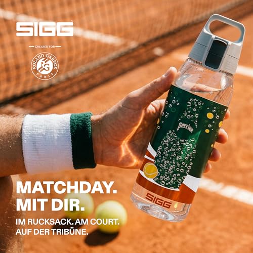 Detalle 2 de SIGG Tritan Renew Transparent Water Bottle – Roland Garros Edition, 1 L