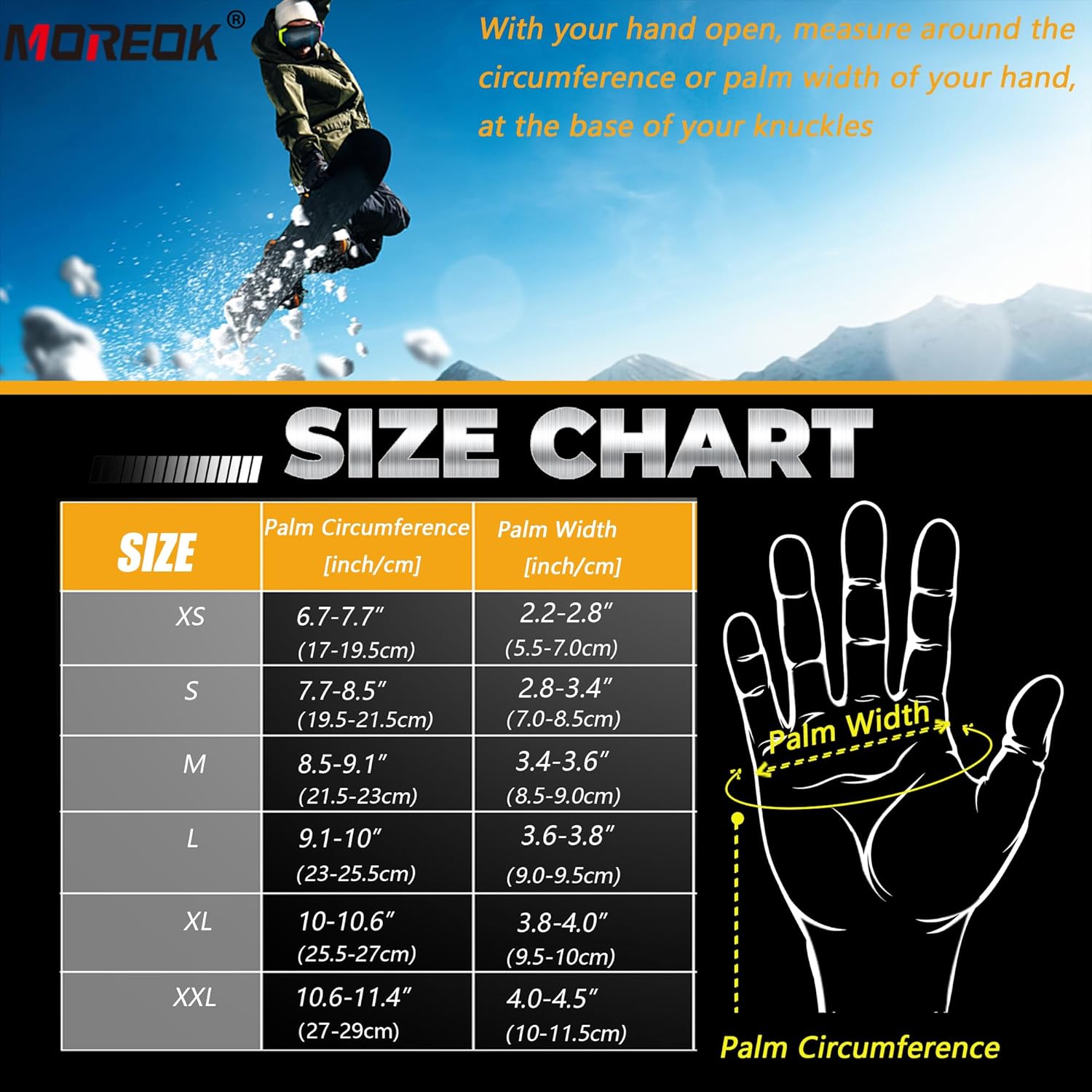 Thumbnail 5 de Waterproof Windproof Winter Gloves -30°F Thinsulate