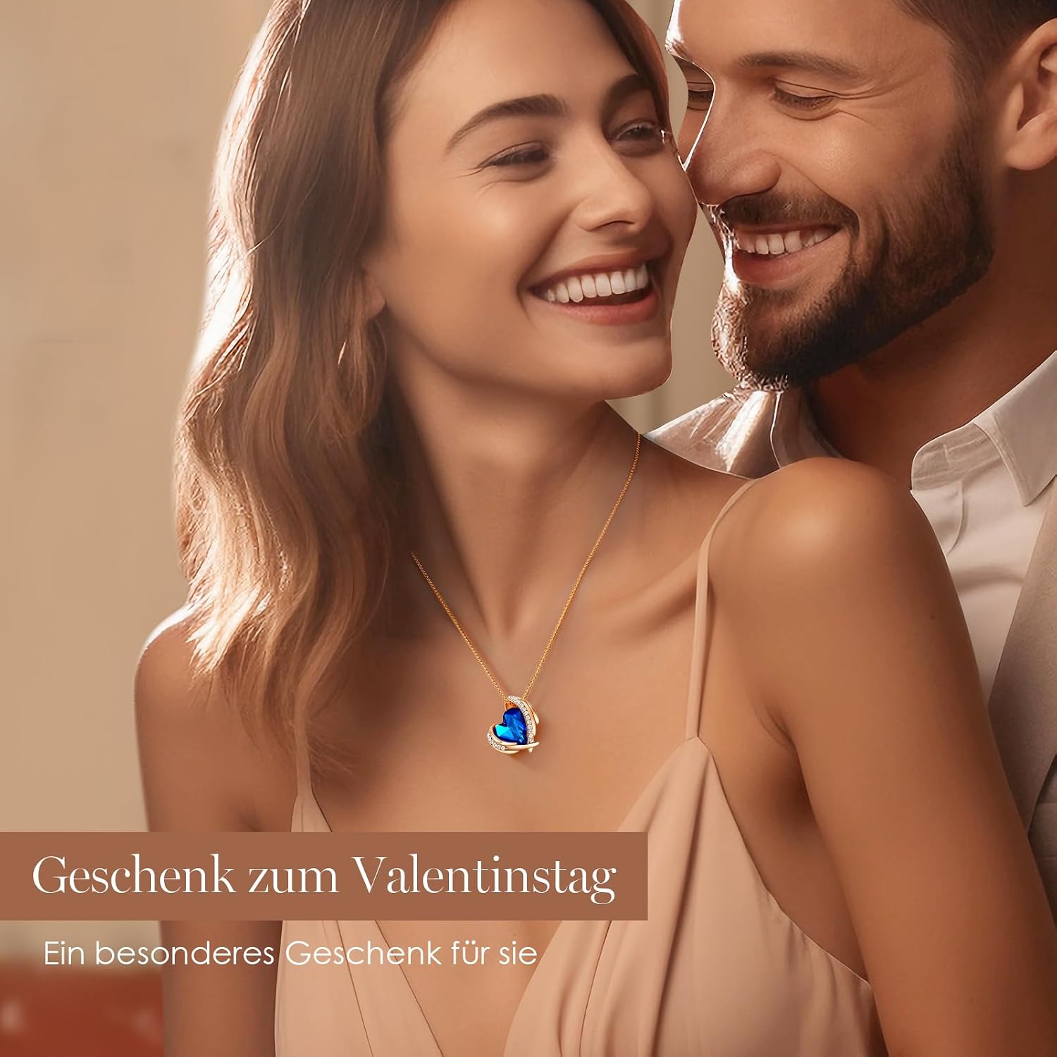 Thumbnail 1 de CDE Halskette Damen Rosegold Herz 💍