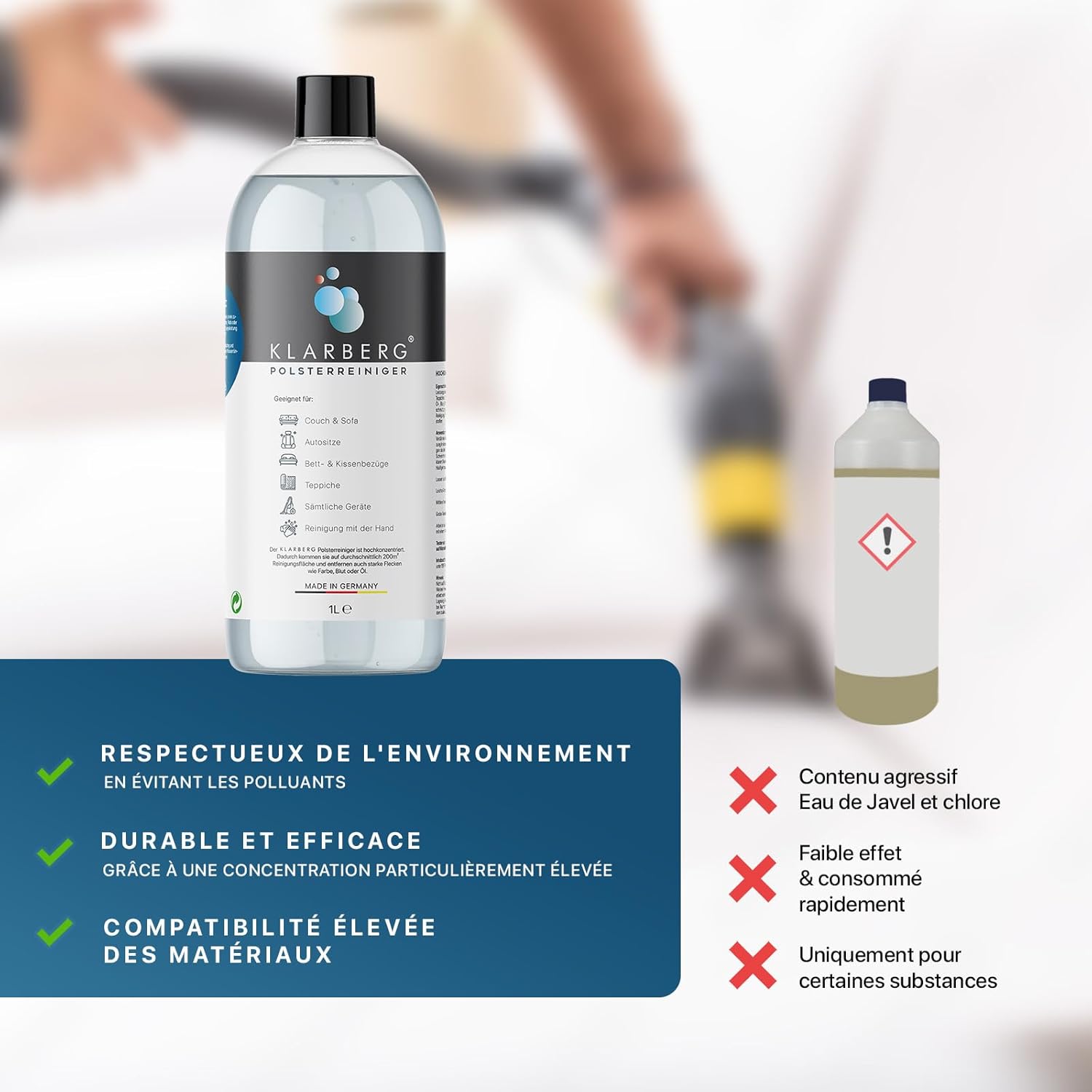 Thumbnail 5 de KLARBERG Nettoyant concentré pour textiles 🧽