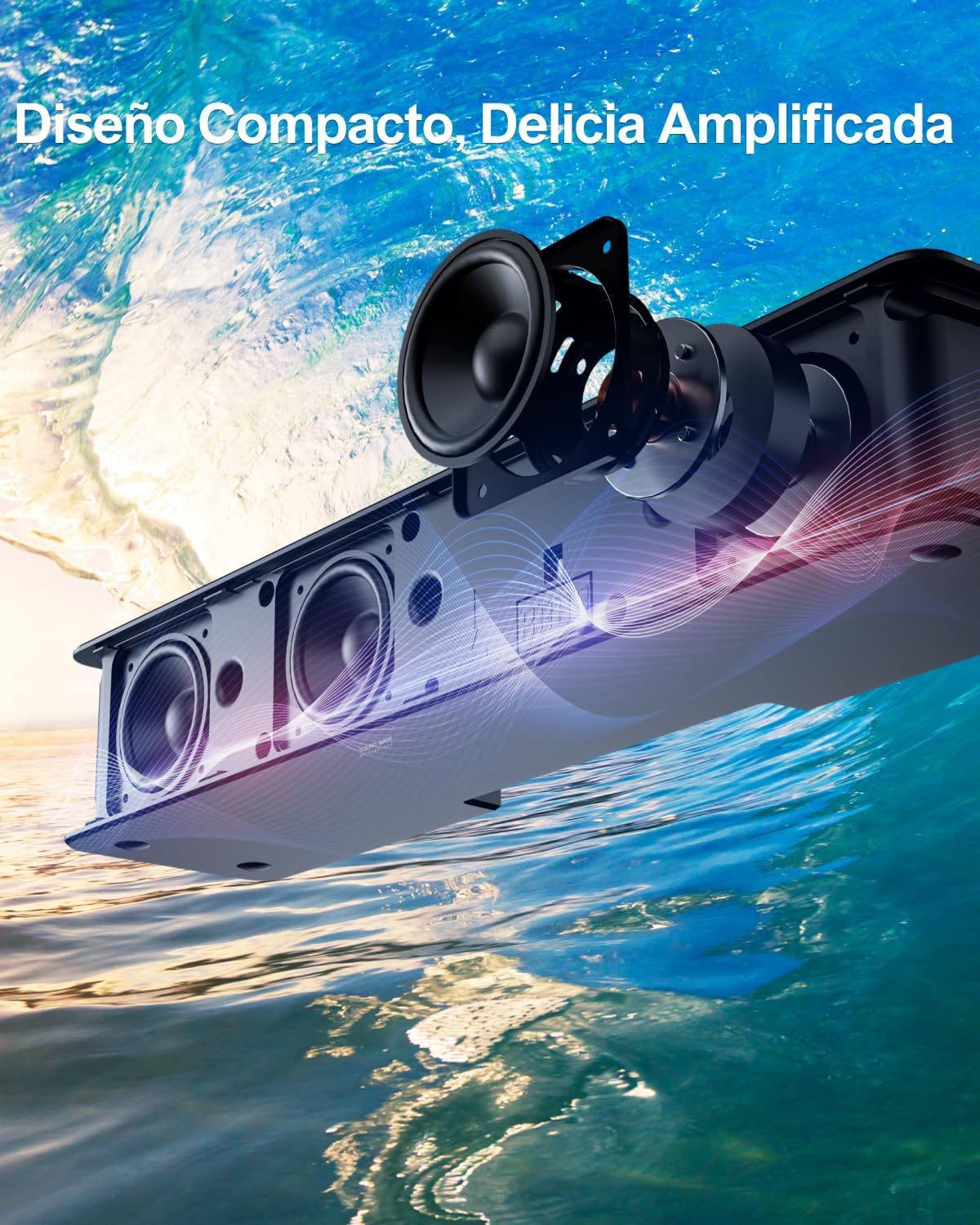 Detalle 2 de Ultimea Poseidon D60 barra de sonido 5.1 Atmos