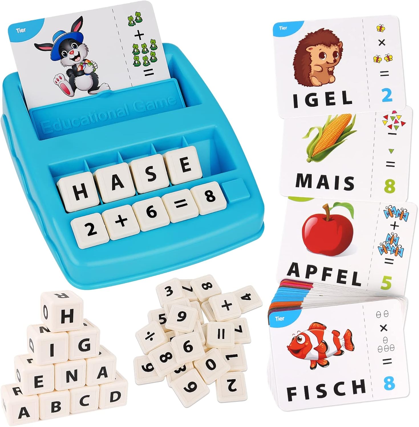Detalle de Joozmui Geschenk Lernspiel 3–8 Jahre 🎲