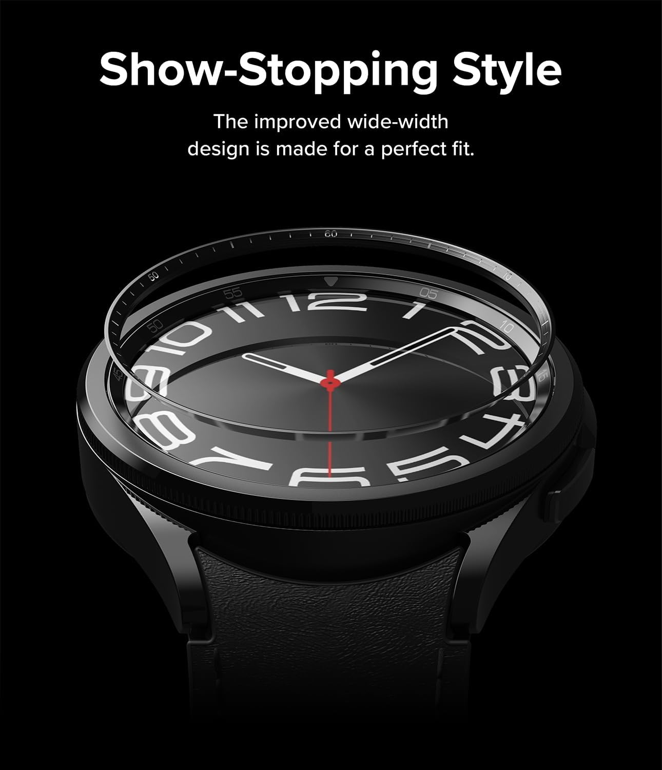 Detalle de Ringke Inner Bezel Styling for Samsung Galaxy Watch 6 Classic 47mm (47-IN-02 ST) in Black