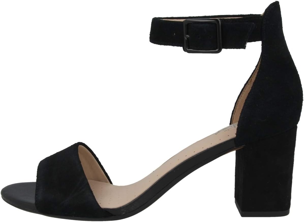 Thumbnail 1 de Clarks Femme Deva Mae : escarpins à talon bloc en cuir