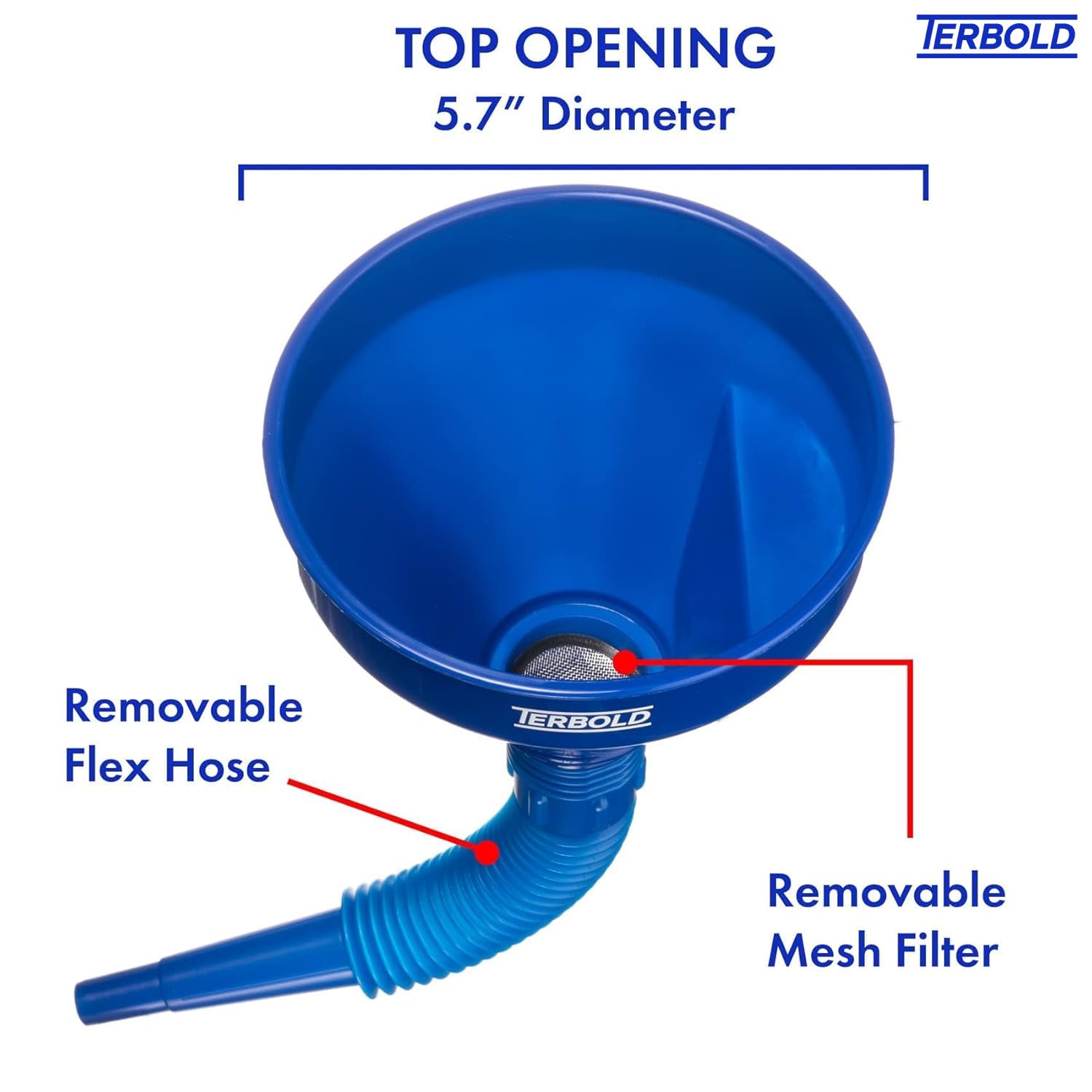 Detalle 1 de Terbold Flex Funnel 5.7 in đź›