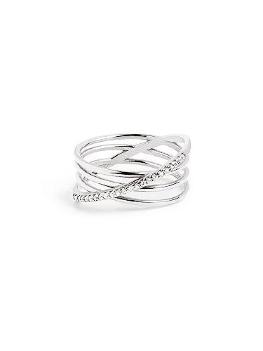 Detalle de SINGULARU Anillo Comete Plata de Ley talla 16 💍