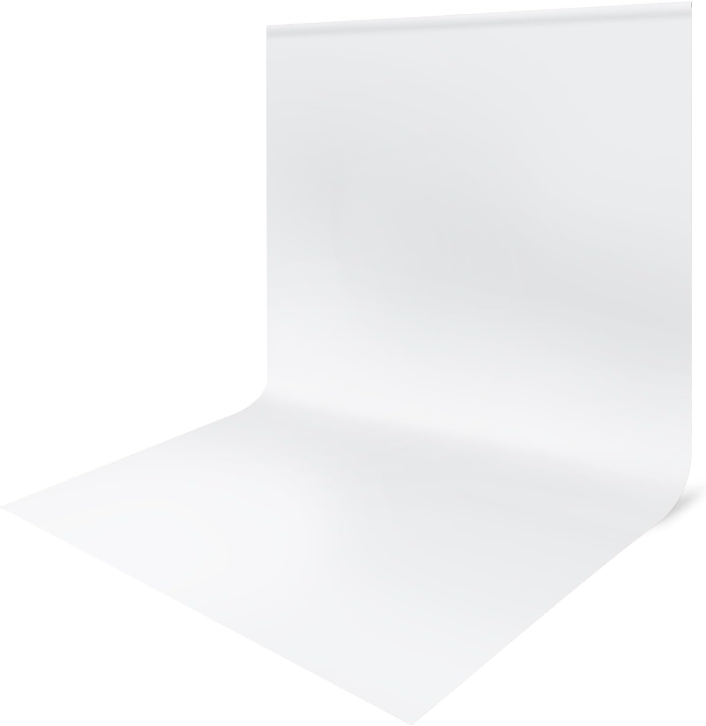 JEBUTU White Backdrop XL 3x6m – Large, Washable Polyester Background for Studio, Live Streaming & Meetings