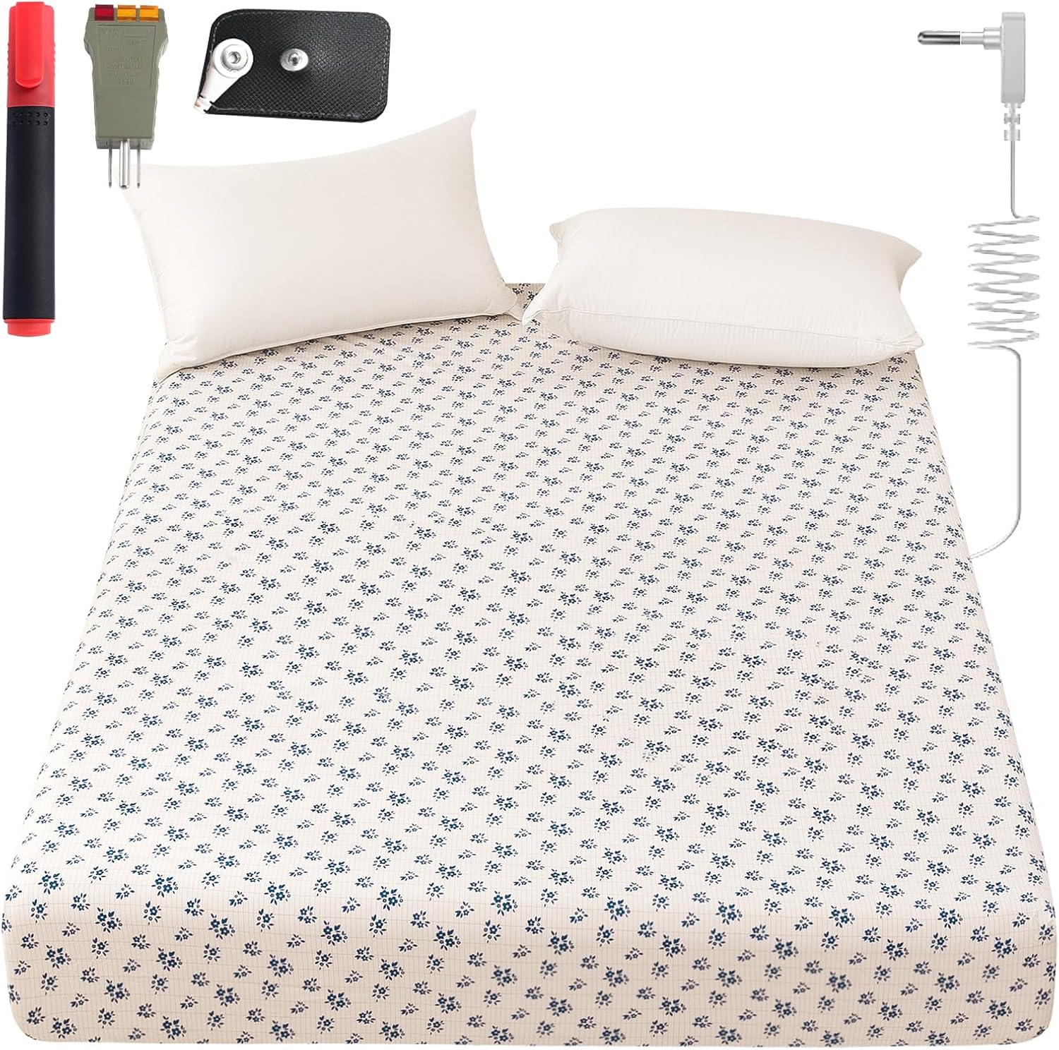 Thumbnail 6 de Grounding Sheets King: 90% Organic Cotton + 10% Silver Fiber – Deep Pocket Grounded Bed Sheet Kit