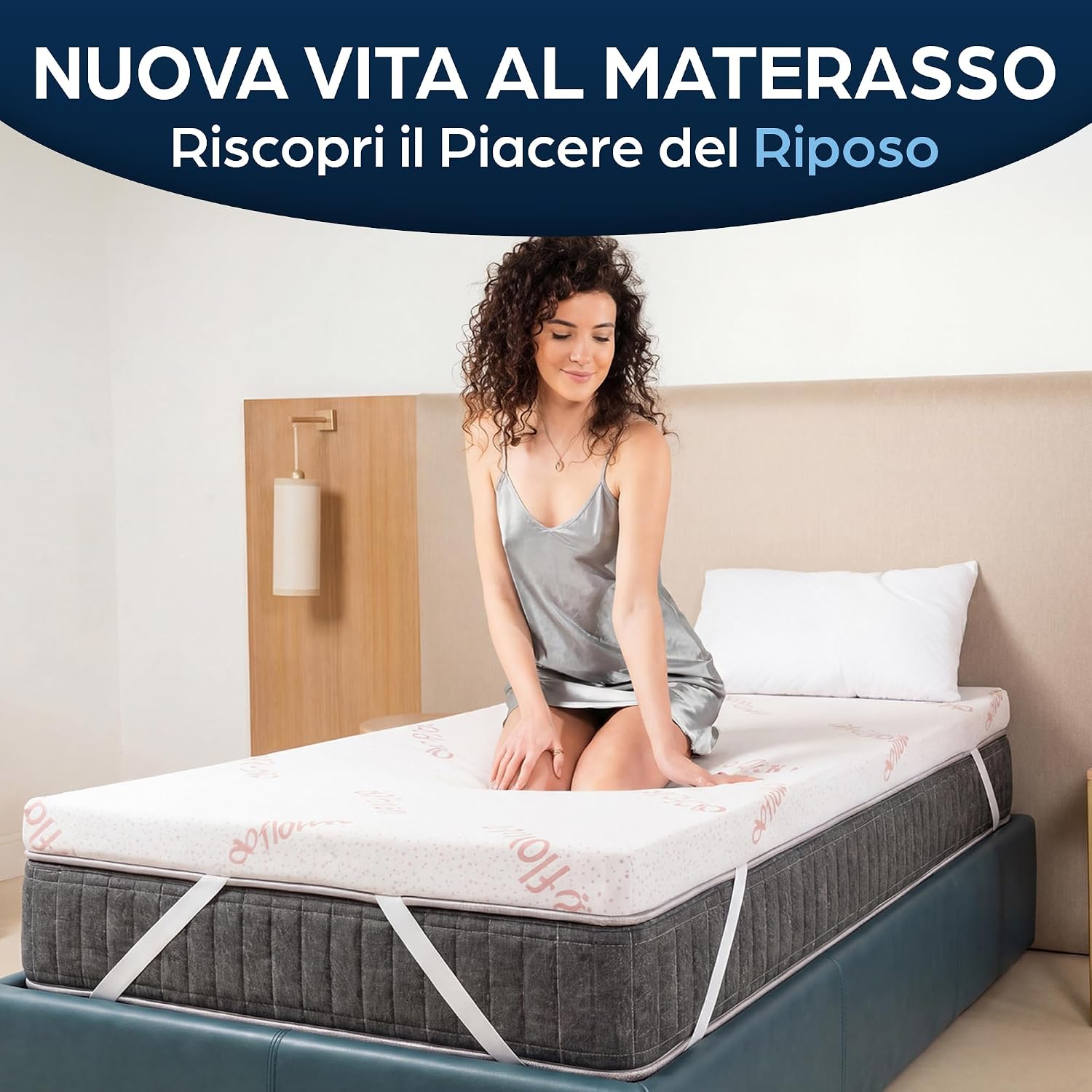 Thumbnail 5 de Flowen Topper Matrimoniale 160x190 6 cm