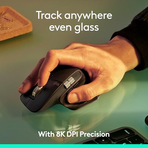 Thumbnail 1 de Logitech MX Master 3S Bluetooth Wireless Mouse (Graphite) – No Receiver