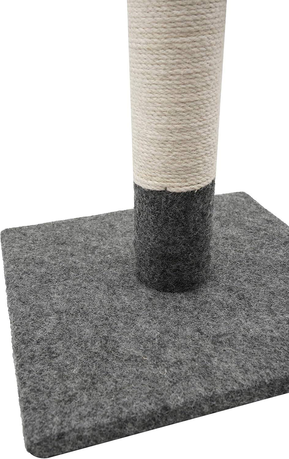 Detalle de Poteau griffoir Tyrol 404113 Simple – Gris et blanc, 42 cm
