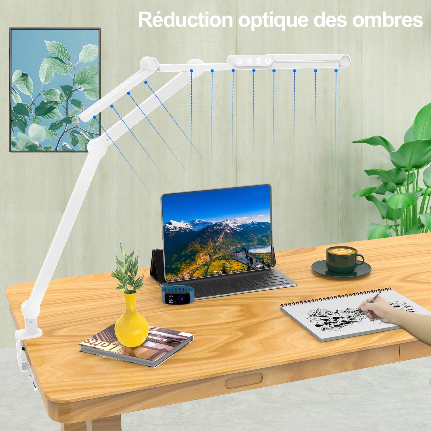 Thumbnail 5 de 1500 Lumen LED Schreibtischlampe 24W