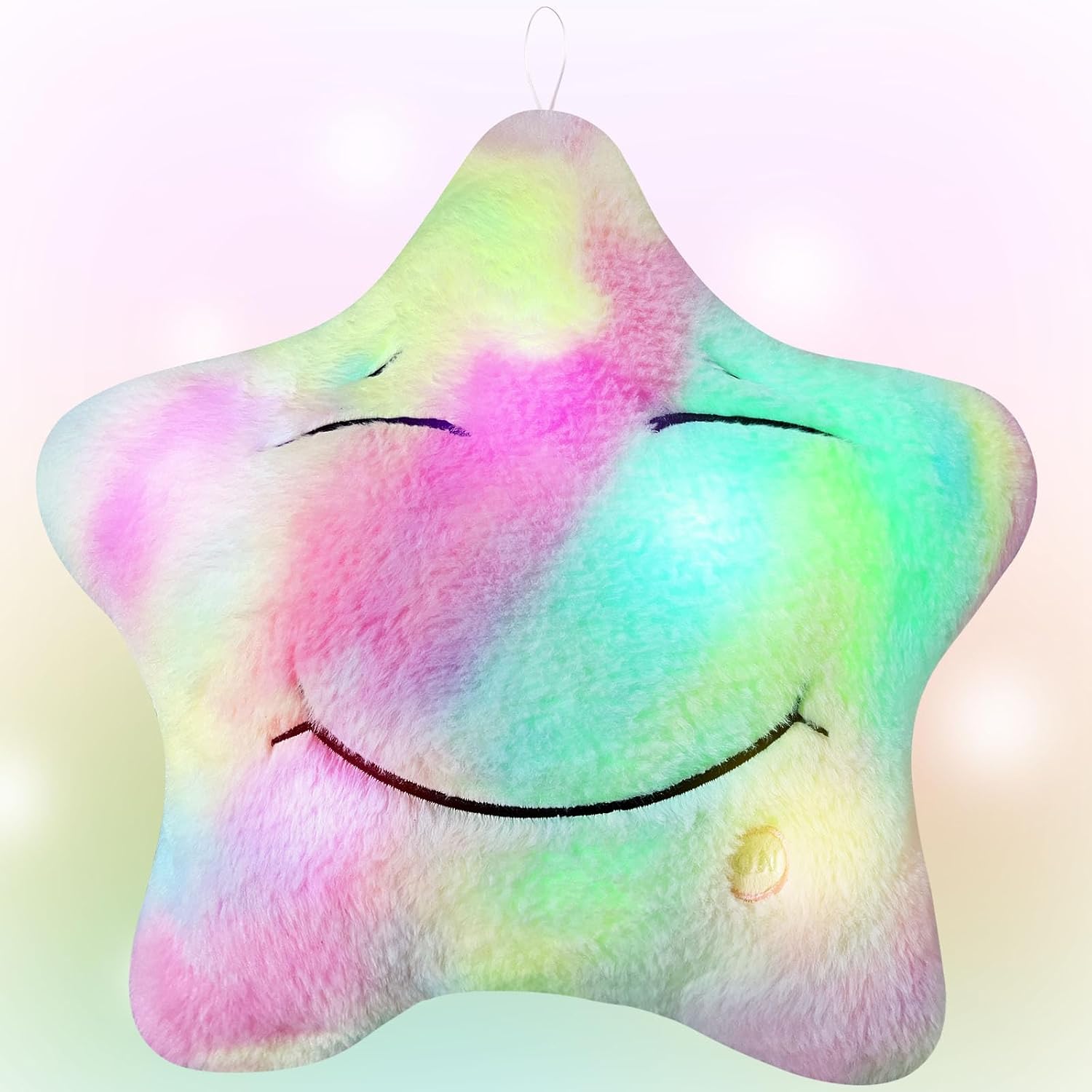 Detalle de Ainiv Cuscino a Forma di Stella a LED – poduszka świecąca 40 × 36 cm
