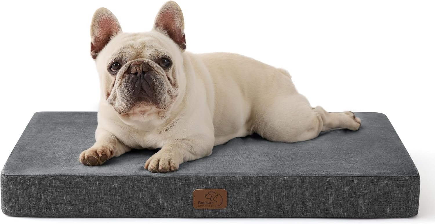 Detalle de BEDSURE orthopädisches Hundekissen 74×46×8 cm