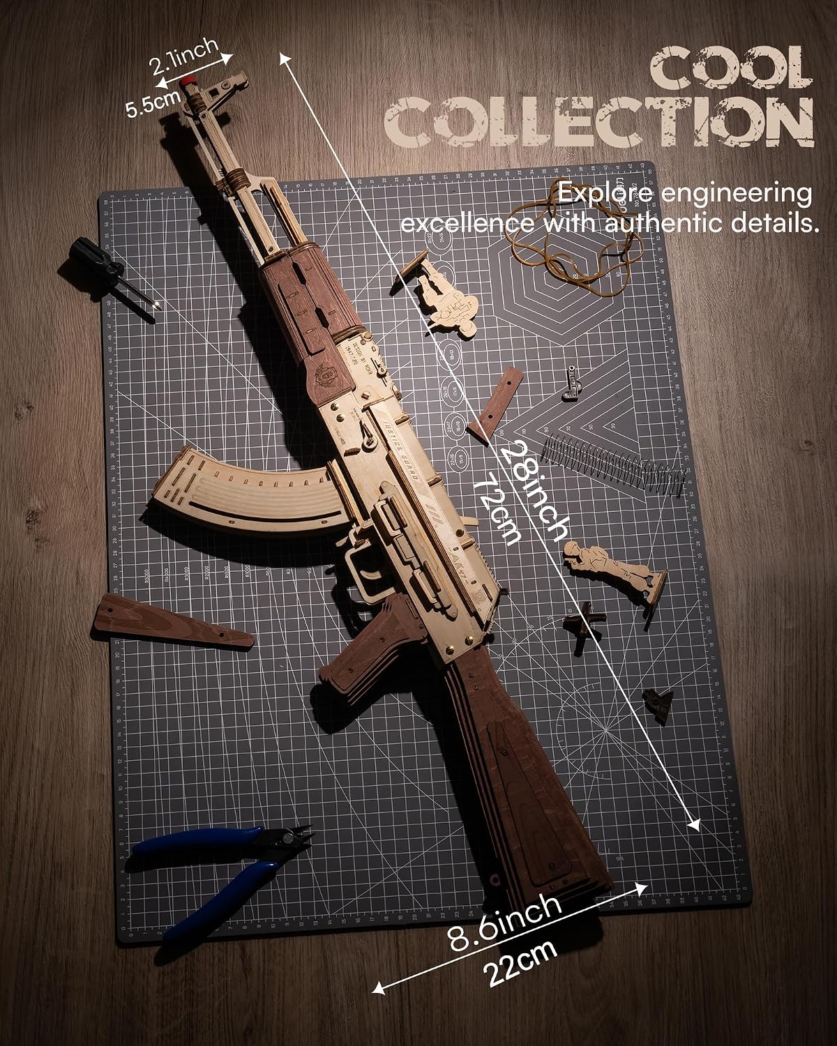 Thumbnail 5 de ROKR 3D Wooden Model Kits 1 set 🧩