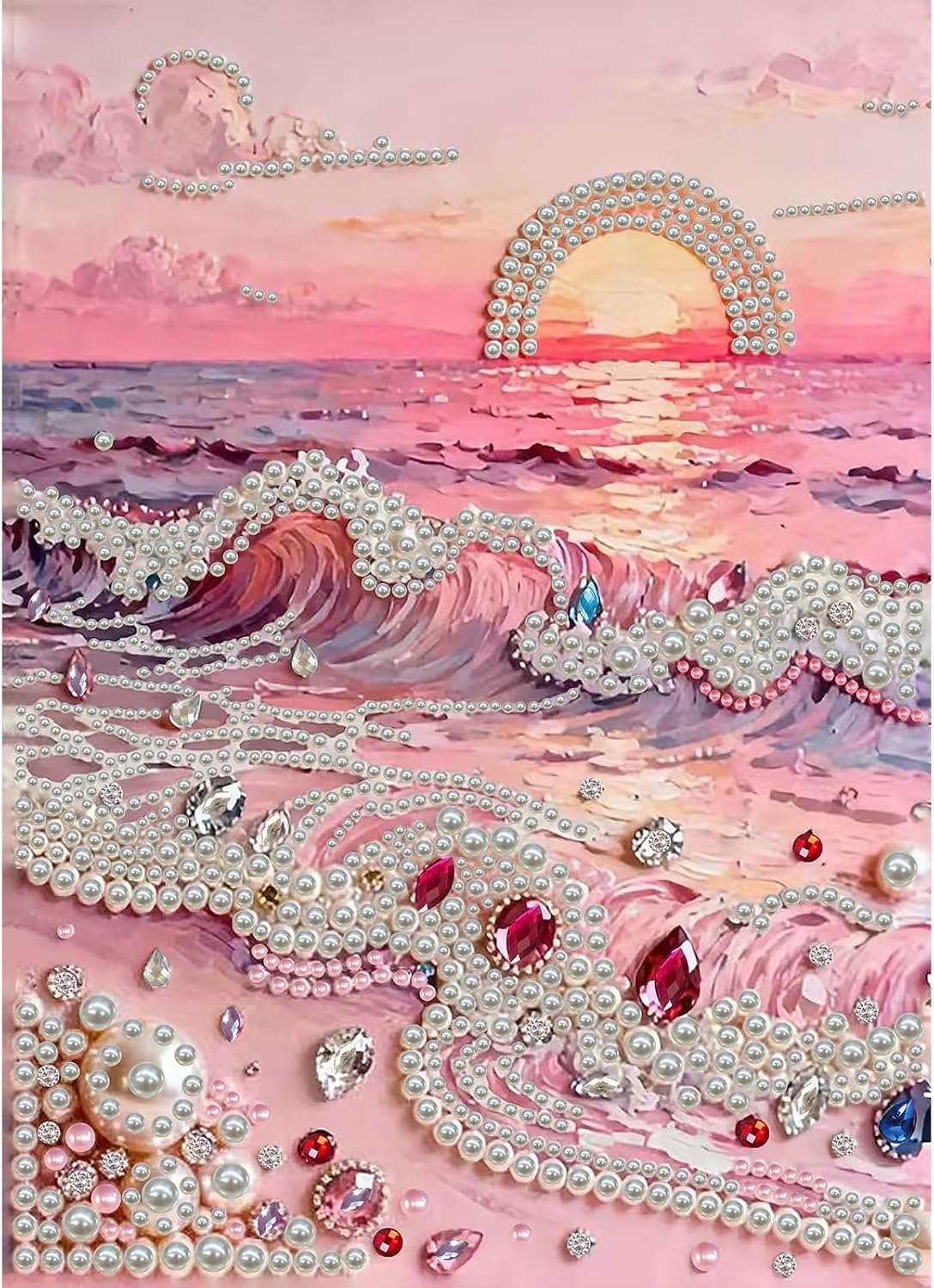 Detalle de Diamond Painting Kit, 12 x 16 Inch