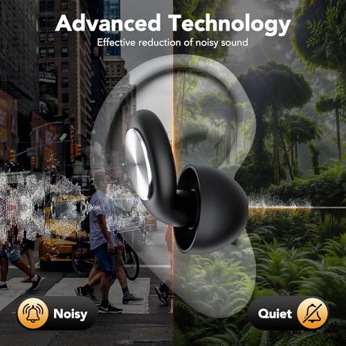 Detalle de 2026 Bouchon d'oreille pour dormir Taopodo – réduction jusqu'à 45 dB, silicone réutilisable et lavable