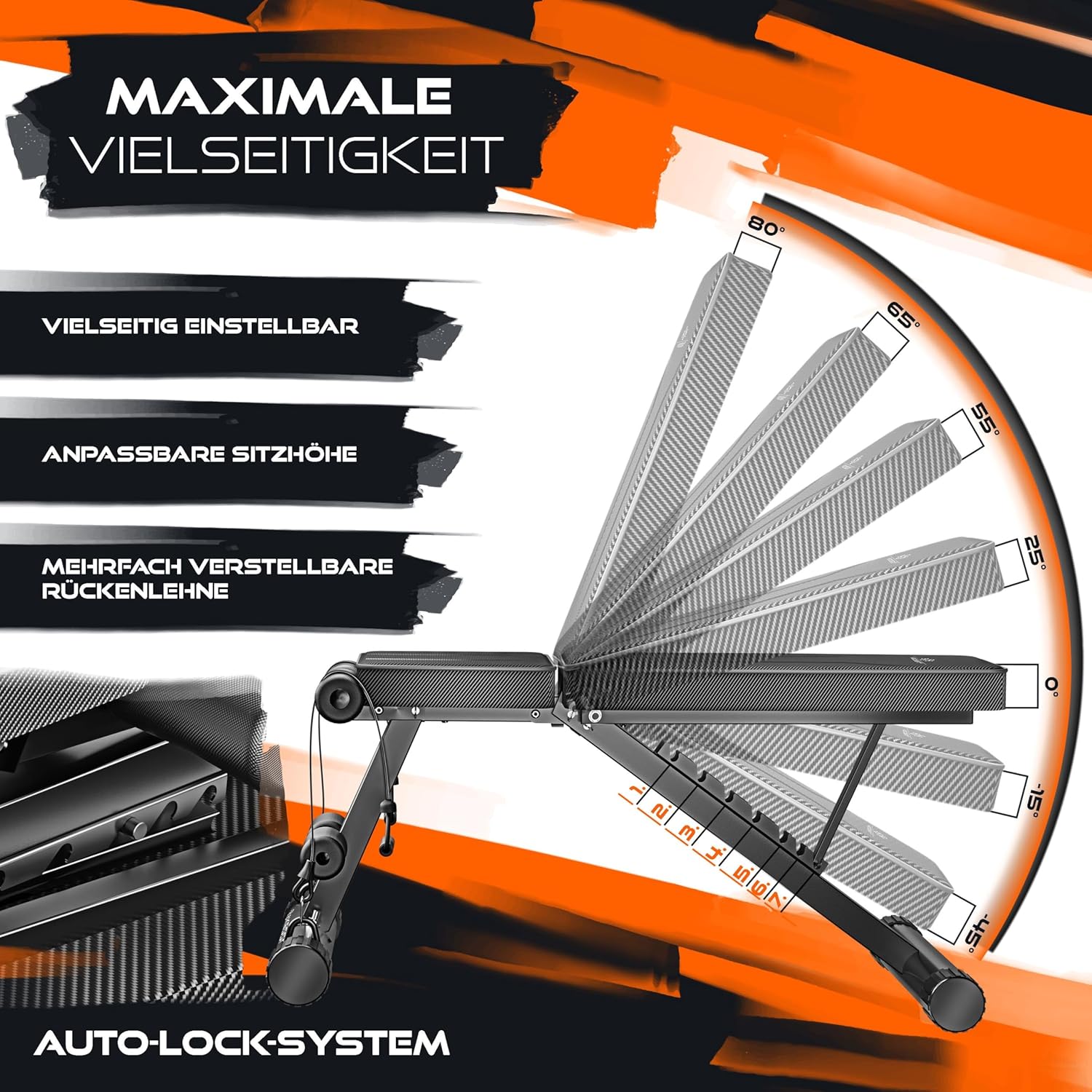 Thumbnail 5 de KESSER Klappbare Hantelbank 500 kg 🏋