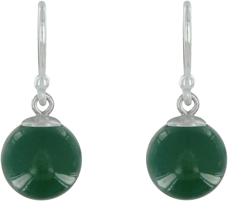 Thumbnail 1 de Les Poulettes Bijoux orecchini in argento 925 con sfera d’agata “Classics”
