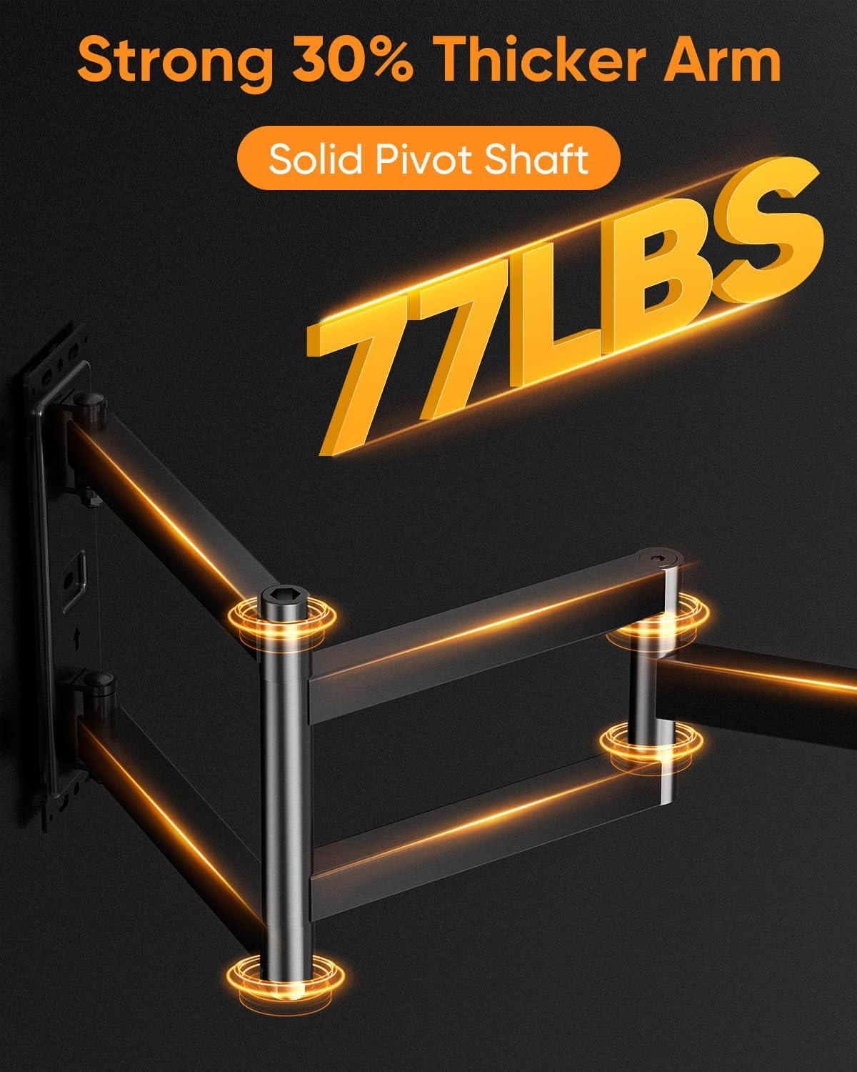 Thumbnail 6 de Forging Mount Long Reach TV Wall Bracket