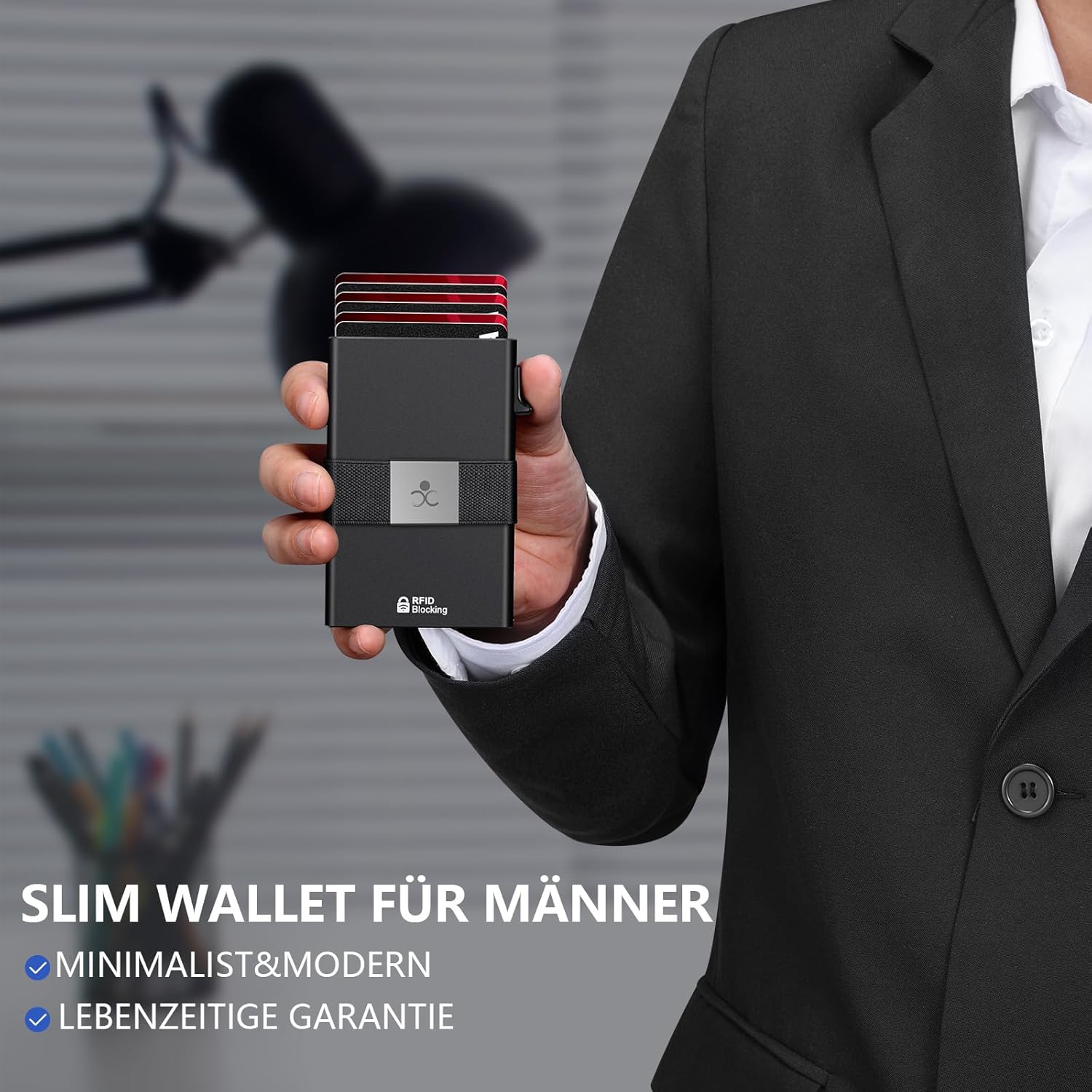 Thumbnail 6 de SEMORID Slim RFID metal wallet