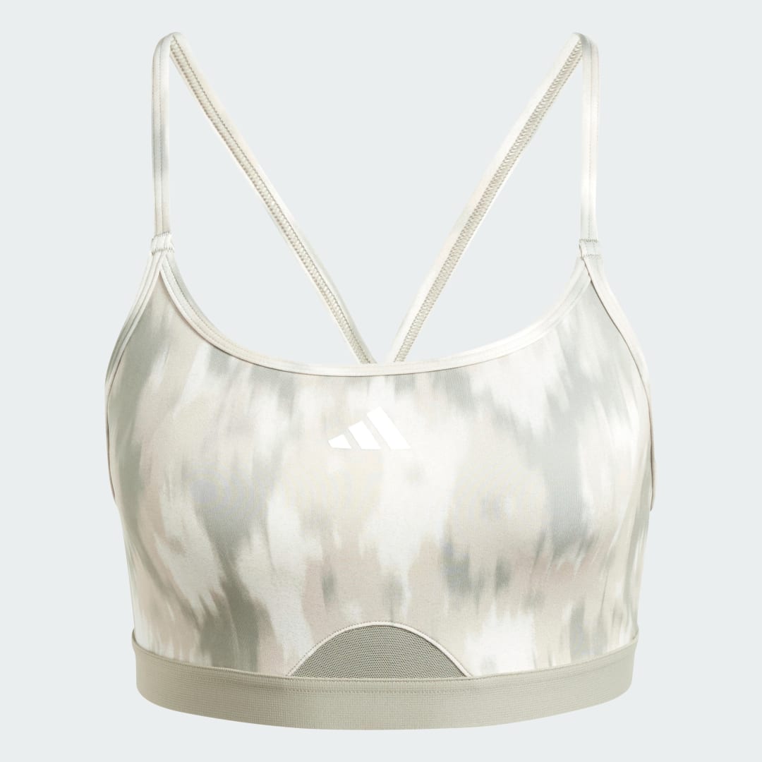 Thumbnail 3 de Sujetador Aeroreact Training Essentials Light-Support Allover Print Flower – Adidas