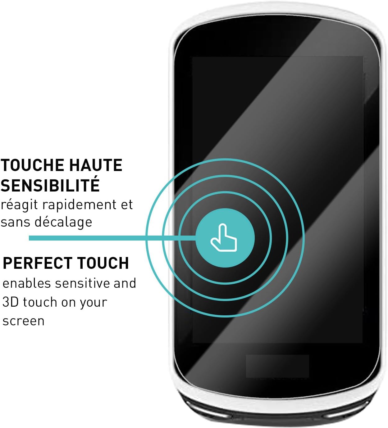 Thumbnail 3 de Smartect Verre Trempé 9H (3 pièces) pour Garmin Edge 1030 / 1030 Plus, anti-rayures et ultra transparent