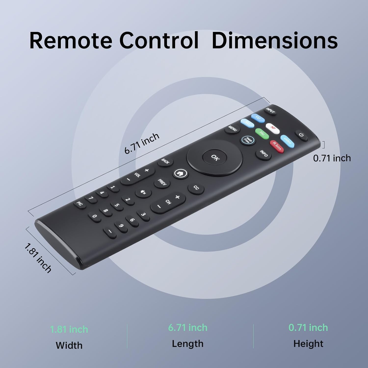 Thumbnail 6 de Luyeper Replacement TV Remote, XRT140