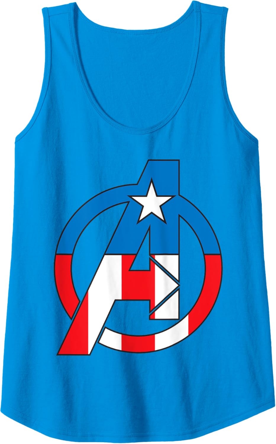 Thumbnail 5 de Canotta Marvel Avengers Captain America Costume Fill Logo