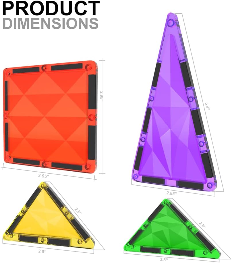 Thumbnail 2 de Desire Deluxe Gioco di blocchi di costruzione magnetici da 37 pezzi per bambini 3+ anni