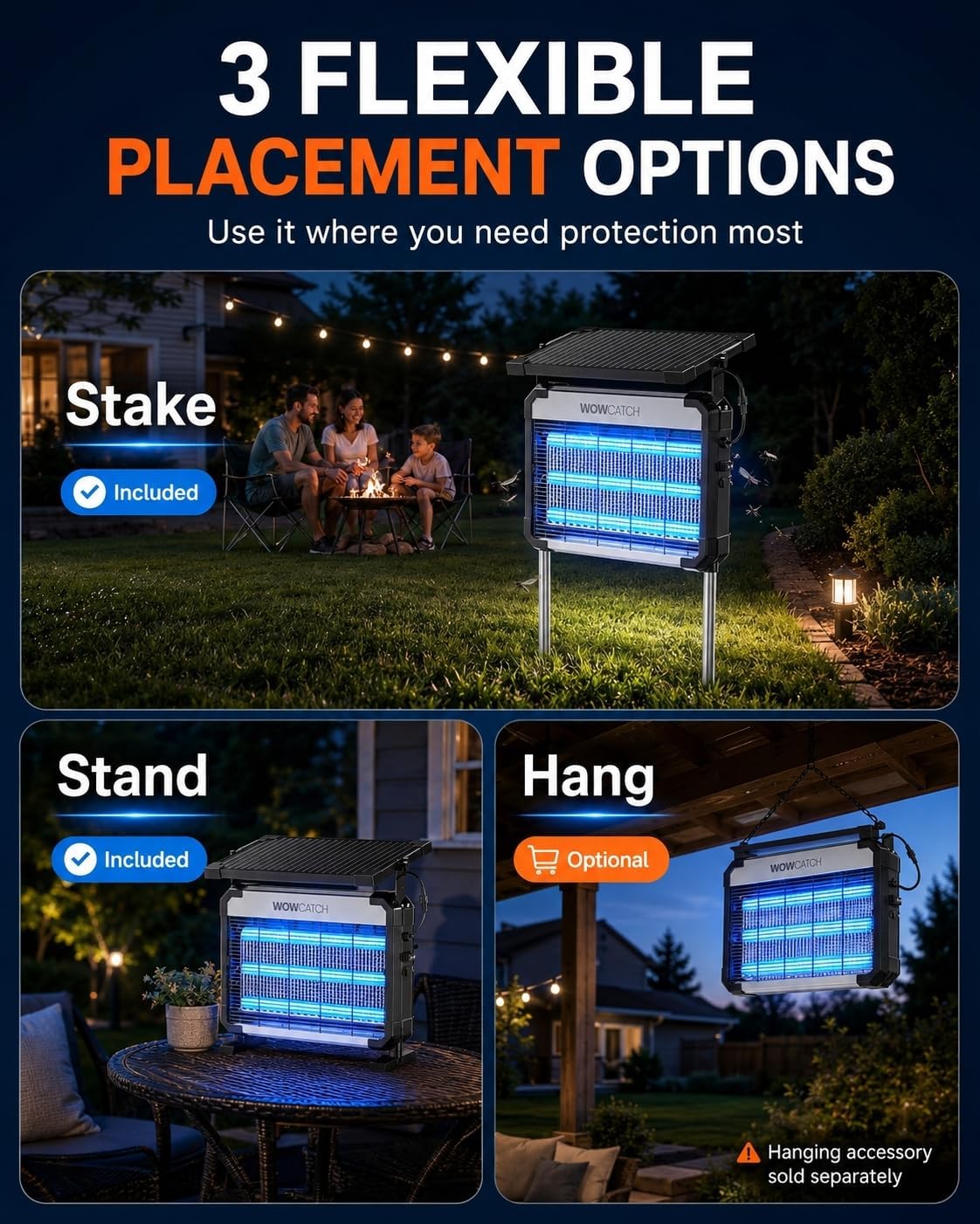 Thumbnail 5 de Solar Bug Zapper with 5200mAh Battery