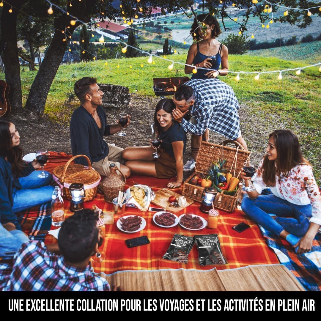 Detalle 2 de The Meat Makers Peppered 500g viande séchée 🥩