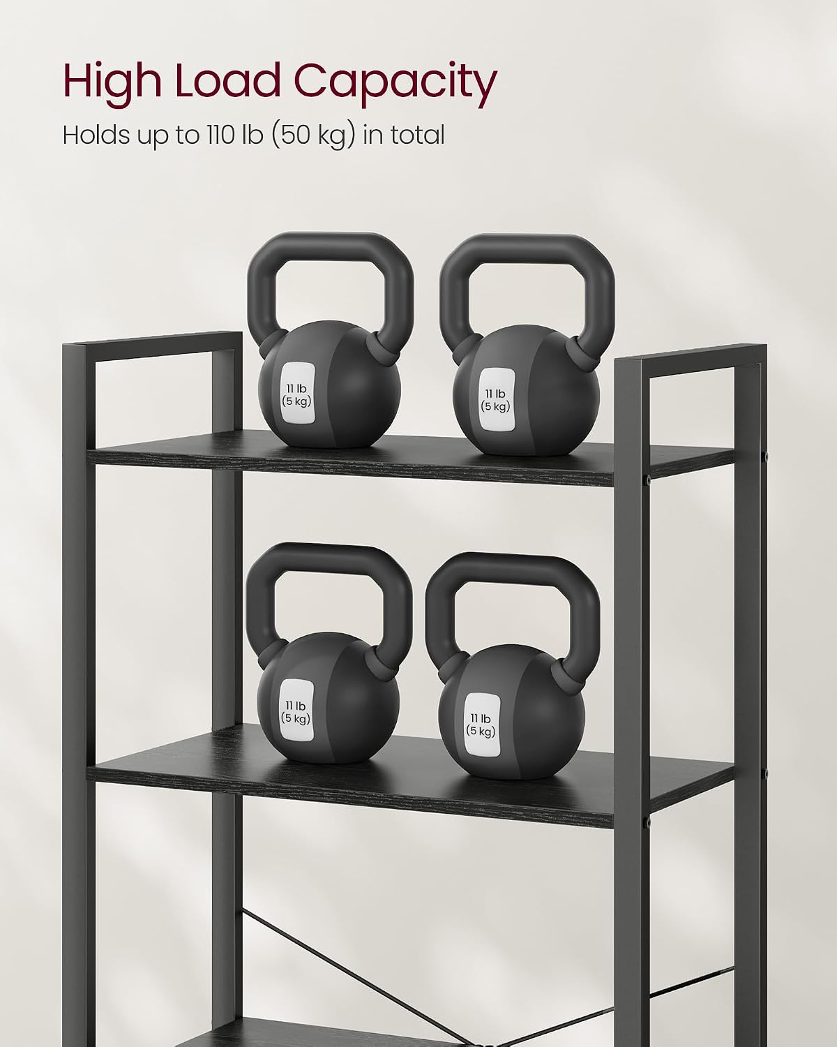 Thumbnail 6 de VASAGLE Bookshelf, 5-Tier