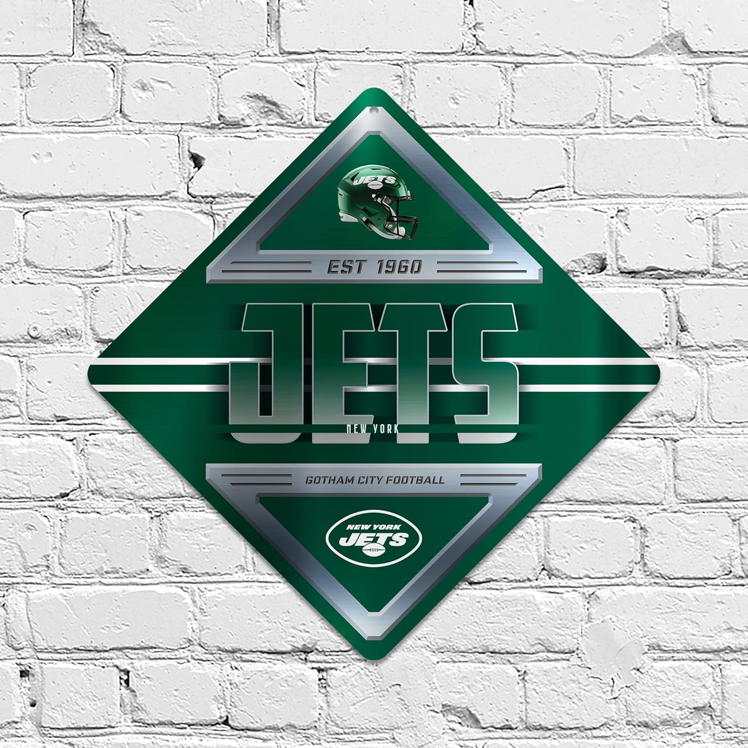 Thumbnail 1 de Rico Industries NFL Football Metal Sign (16.5" x 16.5") for Home Décor, Bedroom, Office & Man Cave