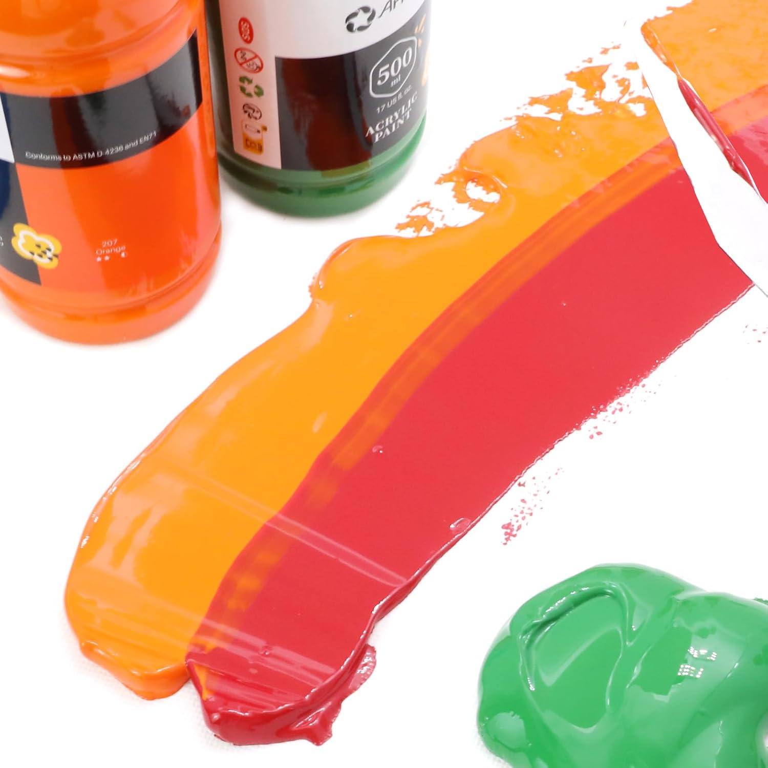 Thumbnail 2 de Artecho Sage Green Acrylic Paint 500ml – Multi-Surface Craft Colour