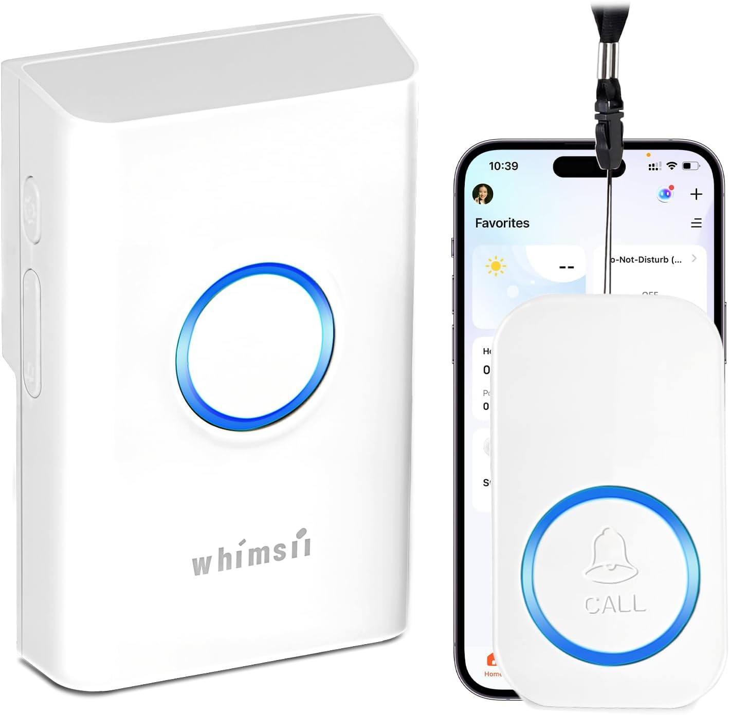 Thumbnail 6 de Salvavita Anziani – Pager e Allarme SOS con Pulsante Wireless, Campanello Interno IP55 e Monitoraggio Remoto