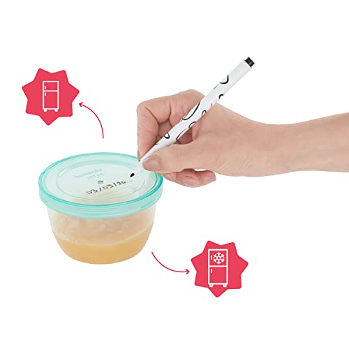 Detalle 2 de Badabulle Pots de Conservation Badabowls – Lot de 12 boîtes de 250 ml, 100% hermétiques, fabriquées en France