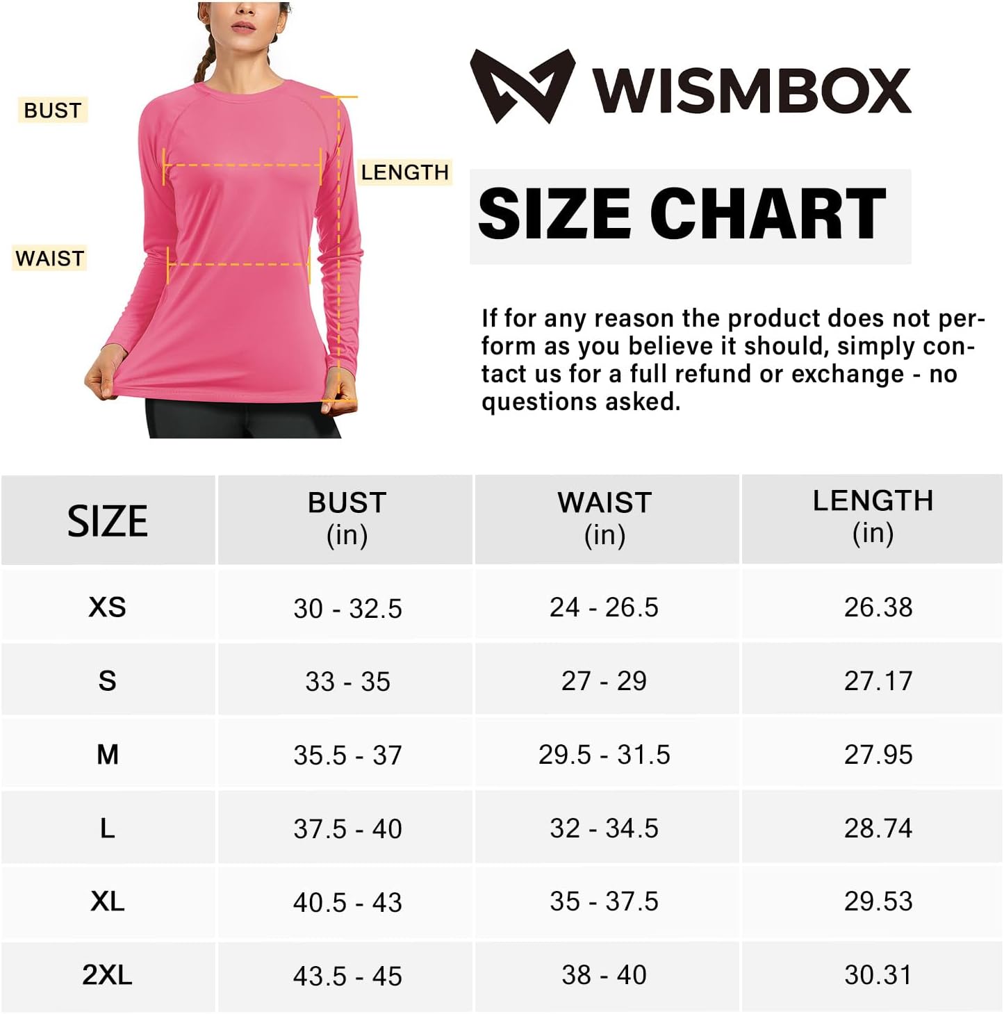 Thumbnail 6 de WISMBOX Women's Long Sleeve Rash Vest with UPF 50+ Sun Protection