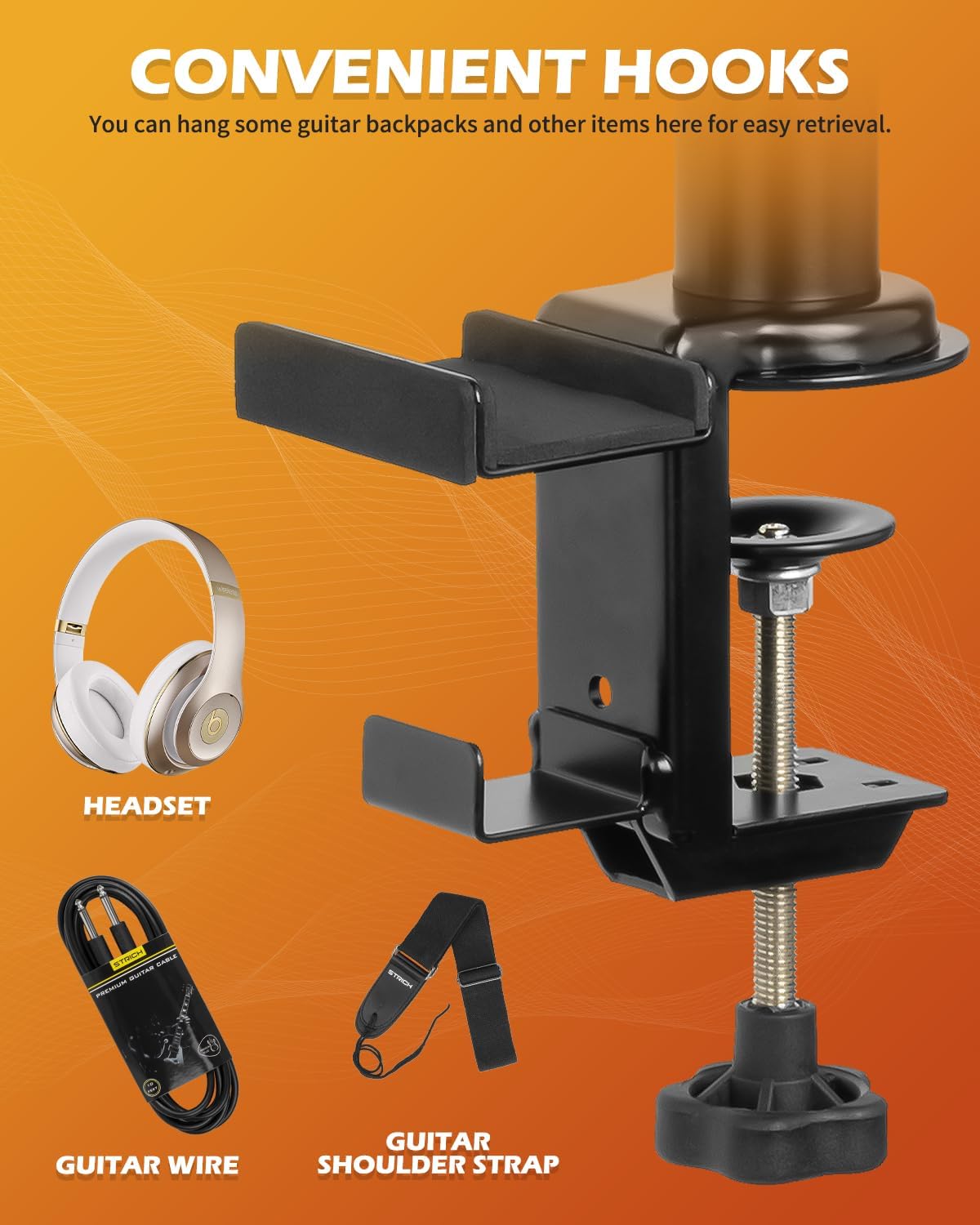 Thumbnail 5 de STRICH TGS-1 Guitar Desk Stand for Desk Clamp
