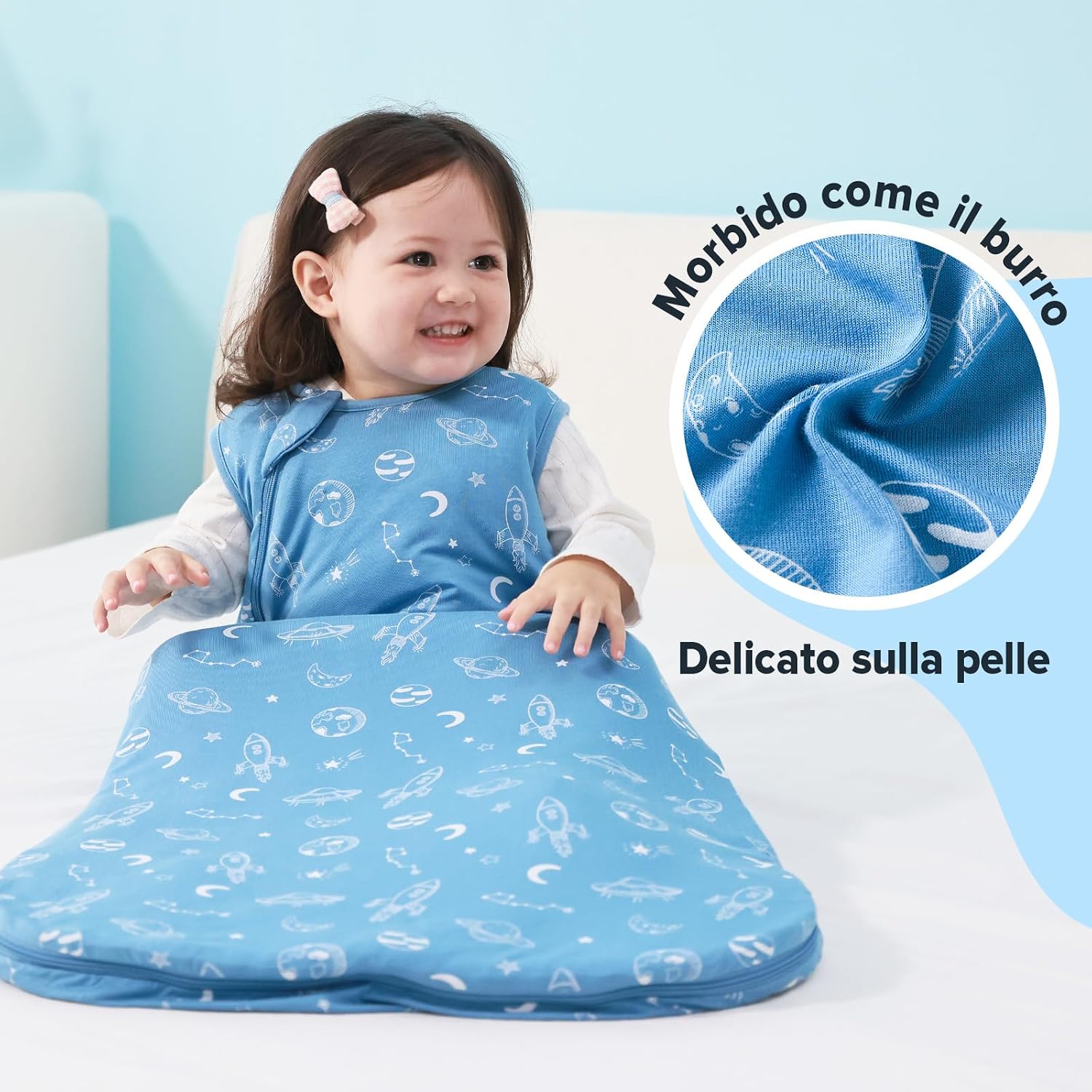 Detalle 2 de ToyaTec Sacco Nanna 2.5 tog in Viscosa di Bambù