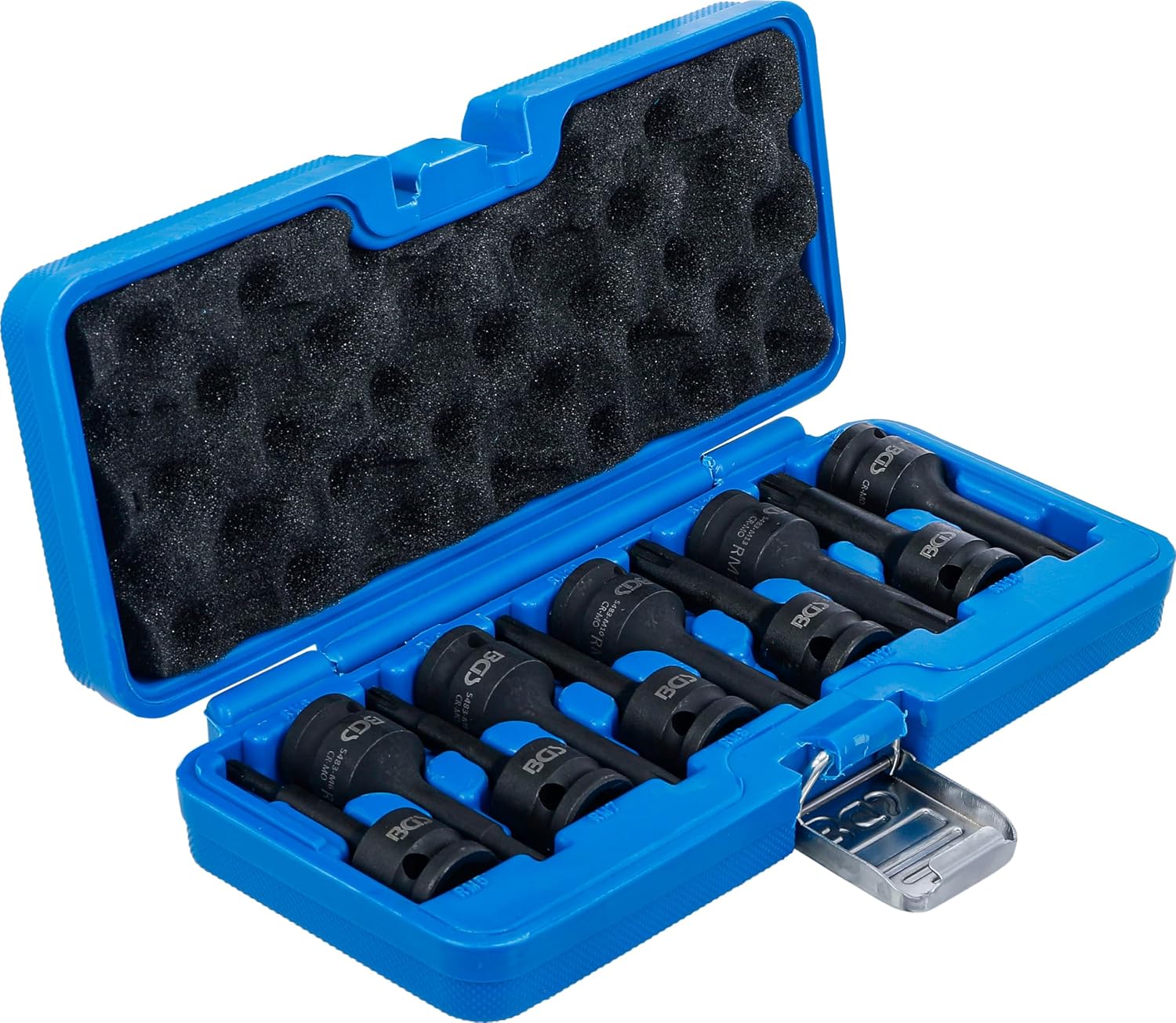 Detalle 2 de BGS 5483 Impact Bit Socket Set, 1/2" Drive, Spline for Ribe, M5–M14