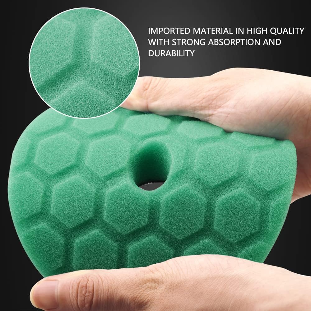 Detalle 2 de Hex-Logic Buffing Polishing Pads – SPTA 6.5Inch DA Car Polisher Kit