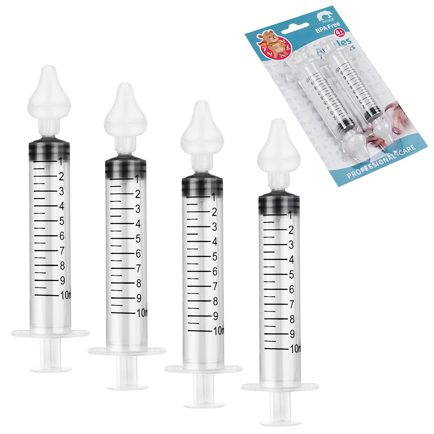 Thumbnail 2 de Vicloon Baby Nasendusche (6er Set, 10 ml) – tragbare Nasenspüler aus 100% Silikon für Babys
