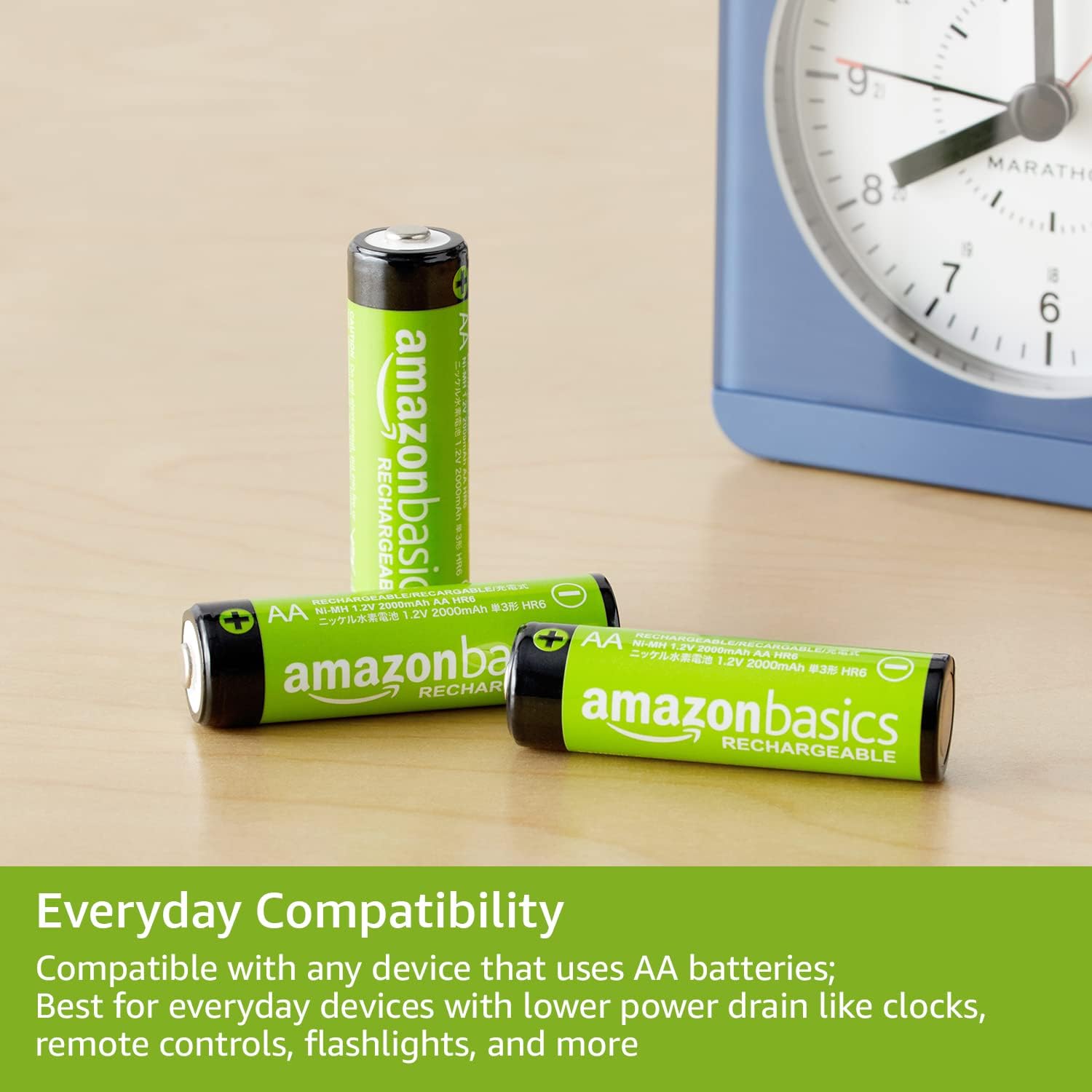 Thumbnail 2 de Amazon Basics AA NiMH 2000 mAh 8 pilas recargables