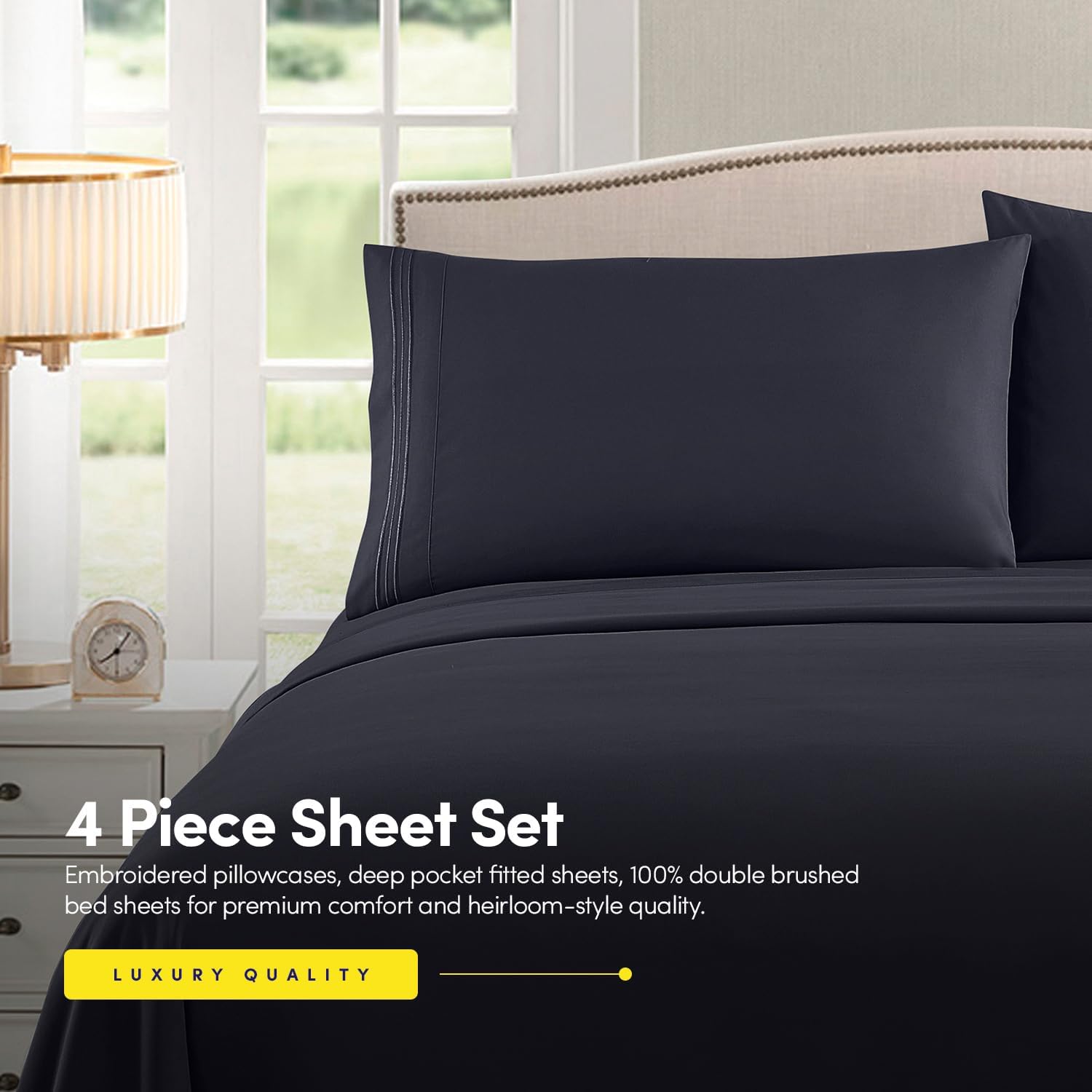 Detalle 2 de 1500 Supreme RV Short Queen Sheet Set
